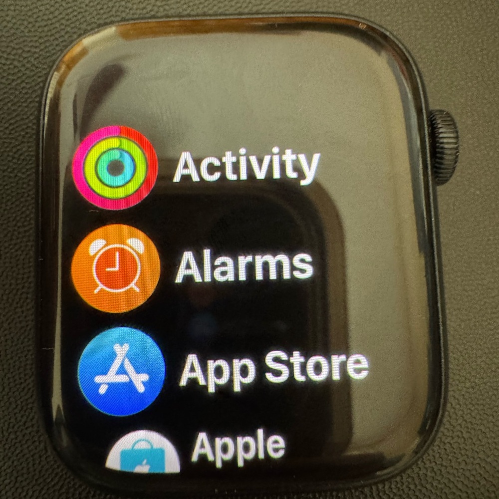 Apple Watch Series 7. 55 mm GPS only. Like new condition. No scratches or marks.